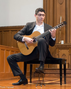 Nander de Novaes before recital, Master of Music in Guitar